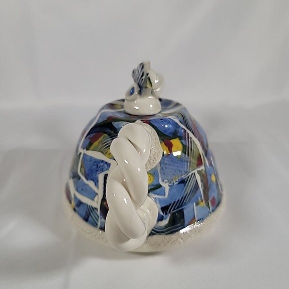 Unique Whimsical Abstract Handmade Studio Art Pottery Teapot Gail Pittman - Picture 6 of 10